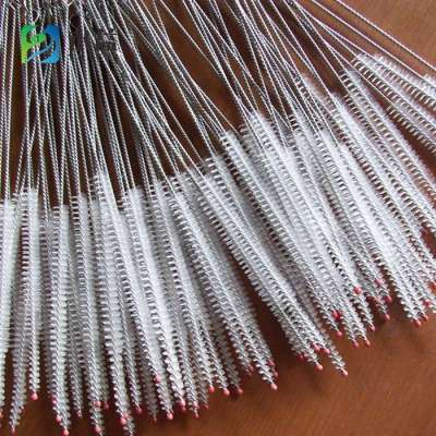 Low price industrial stainless steel straw cleaning brush