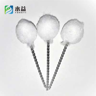 Functional unusual polyester ball cleaning scrub brush